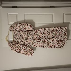 Jcrew floral cream dress